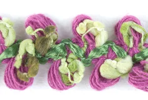 1" Moss & Rose Looped Braided Trim