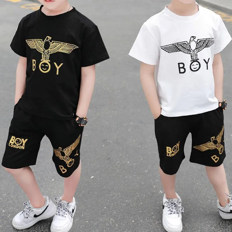 2-piece Animal Pattern T-shirt & Shorts for Children Boy