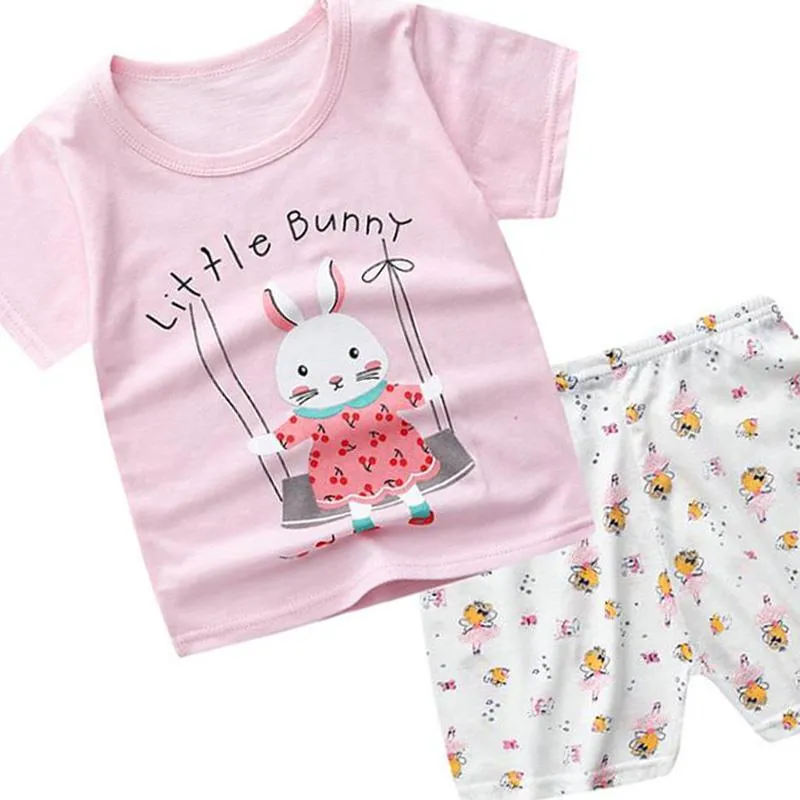 2-piece Pajamas Sets for Toddler Girl Wholesale Children's Clothing