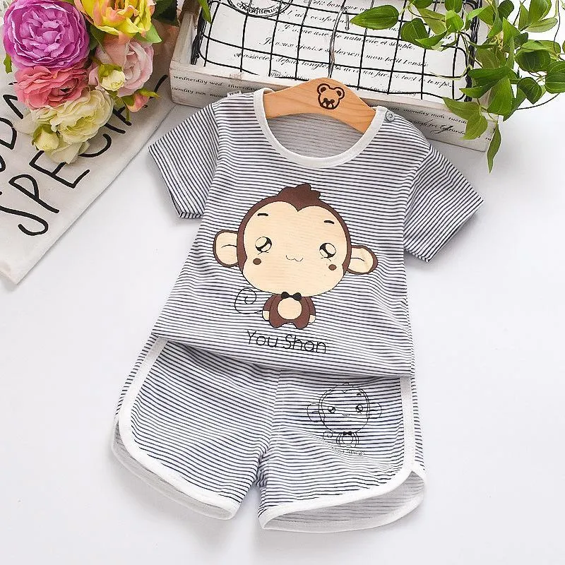 2-piece T-shirt & Shorts for Toddler Boy Wholesale Children's Clothing