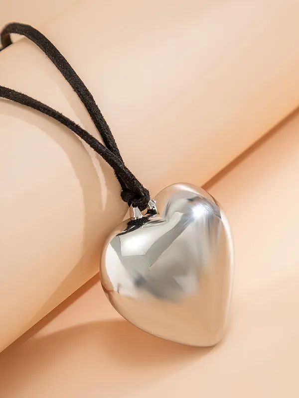 Alloy Heart Shape Necklaces Accessories