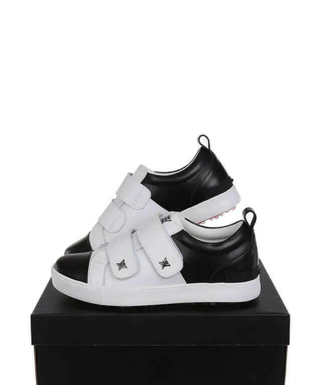 ANEW Golf: Men's Color Block Double Velcro Sneakers - Black