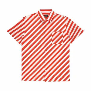 A.P.C. Chemisette Riley Short Sleeve Shirt (Red)