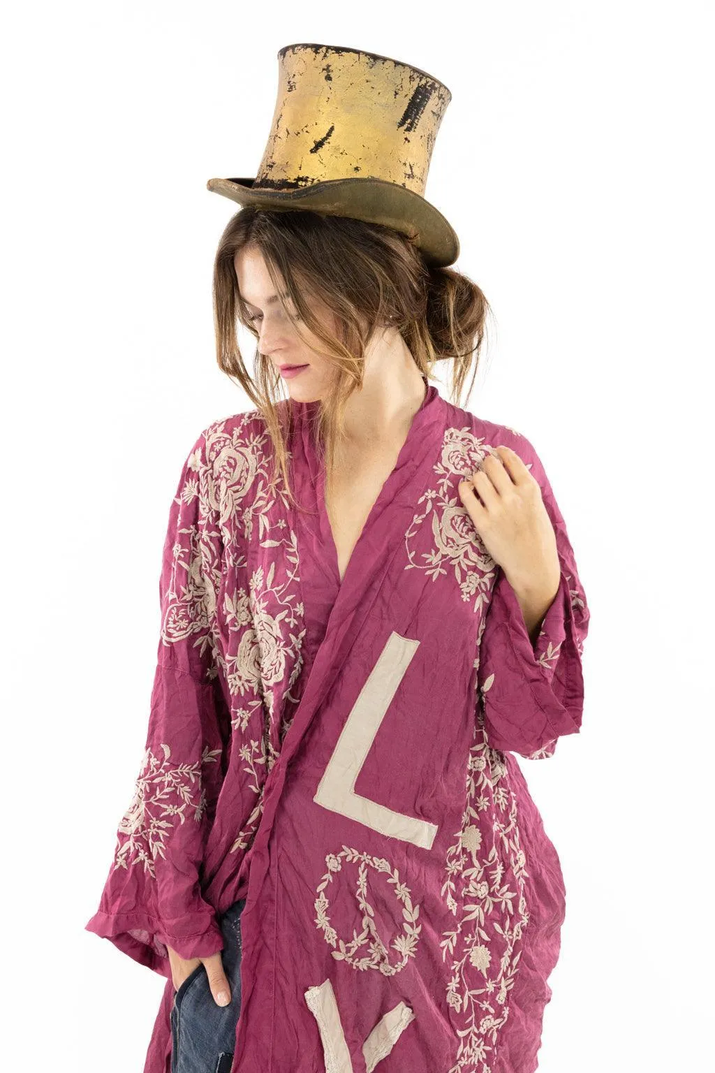 Appliqué Blessed Kimono