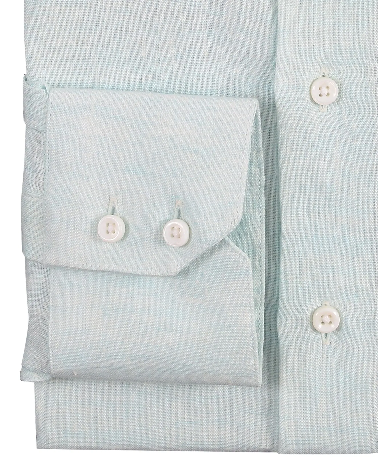 Aqua Chambray Linen