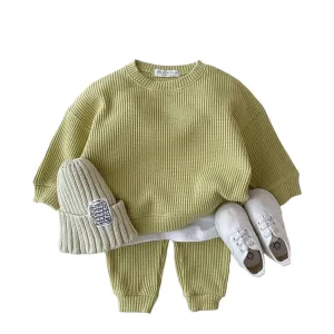 Autumn Sweatshirt and Pants Set