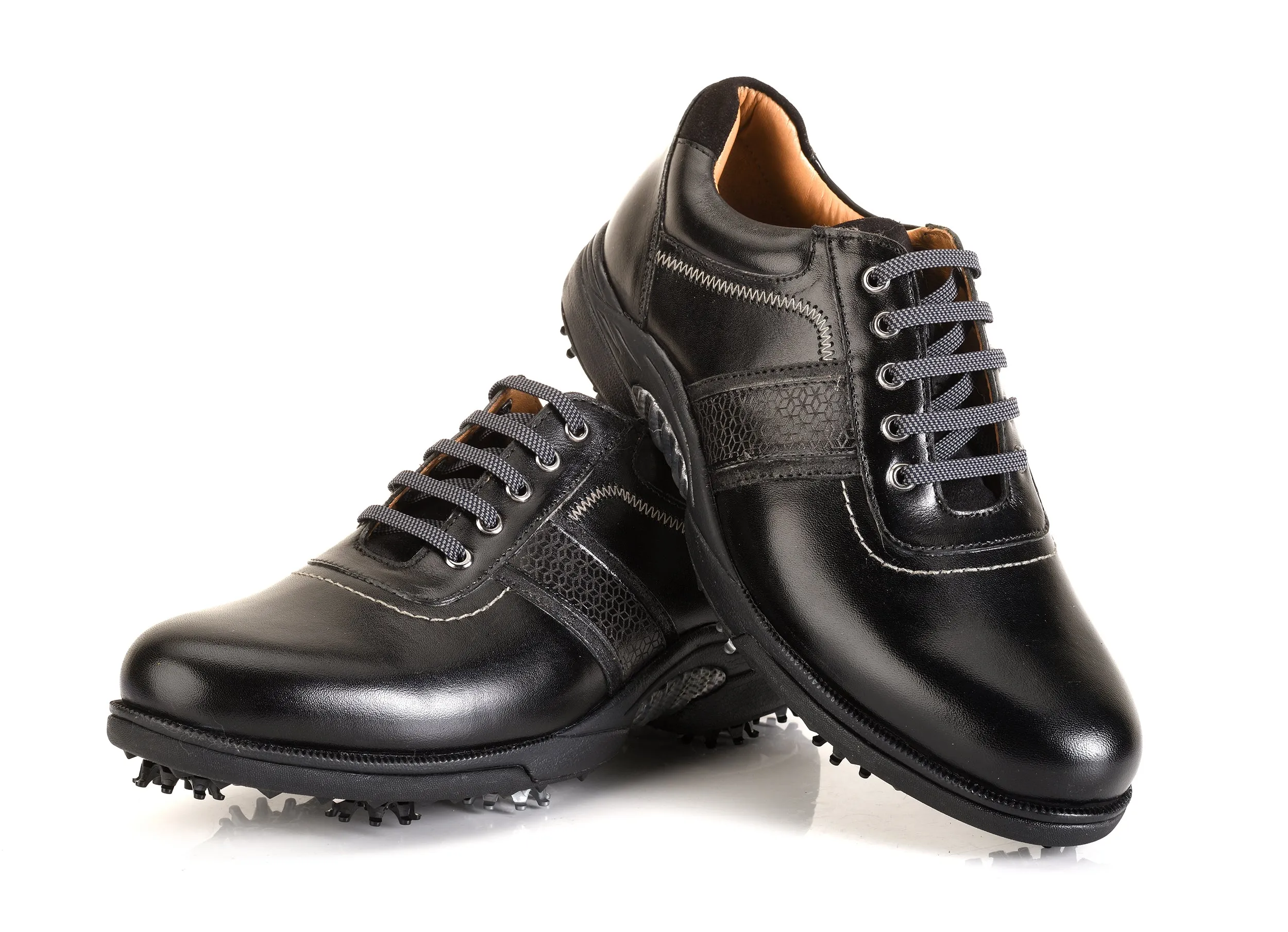 Berlin Full Black Golf Shoes