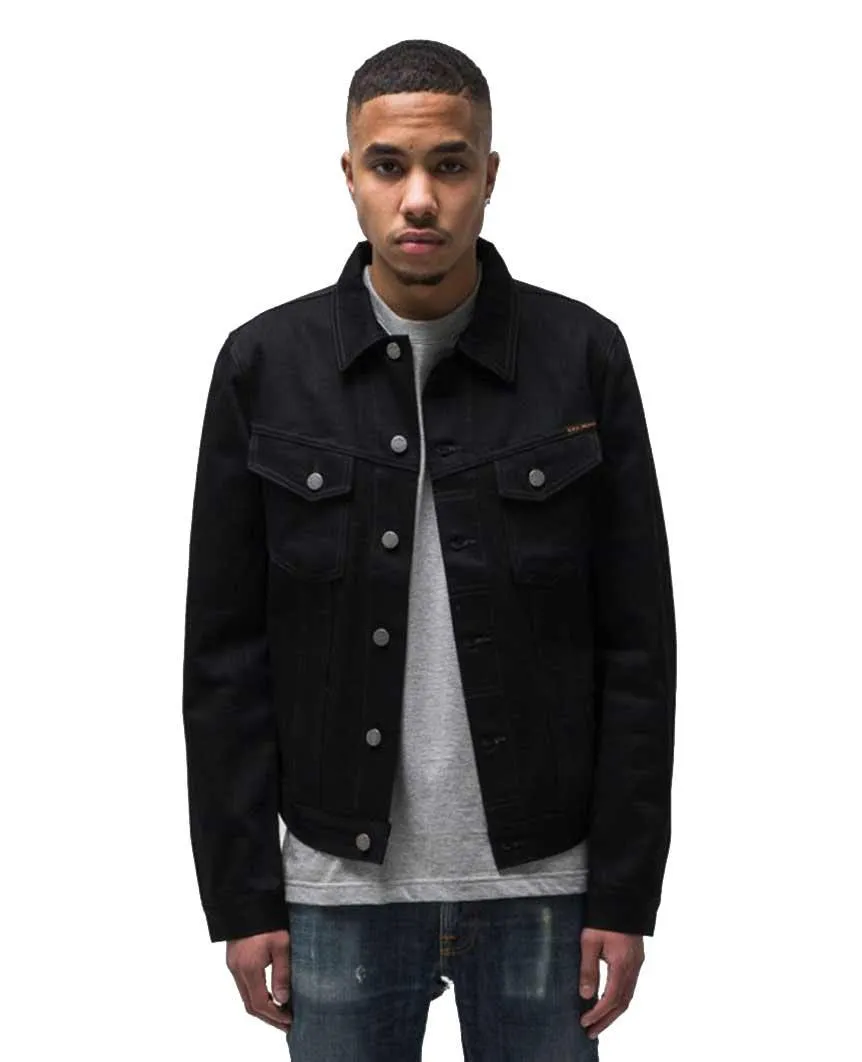 Billy Dry Denim Jacket Black