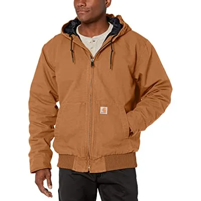 carhartt Mens Washed Duck Insulated Active Jacket