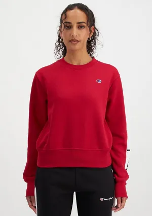 Champion Women's Sporty Panel Crew  <br> CUN6N GNN