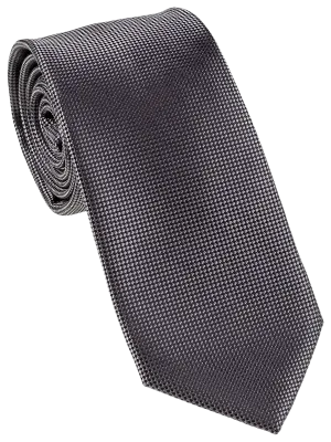 Charcoal Self Pattern Tie, Bow Tie, Handkerchief