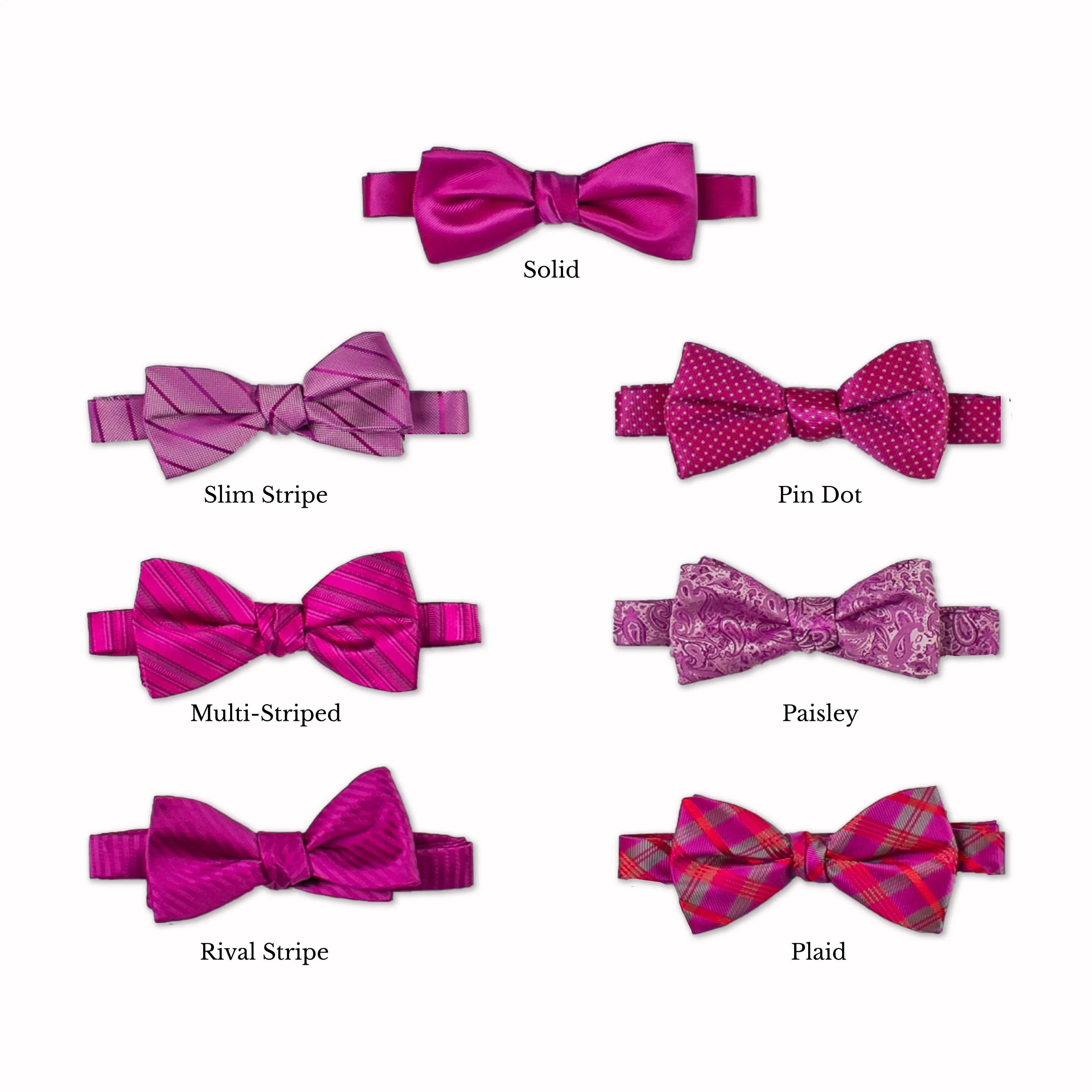 Classic Bow Tie - Fuchsia