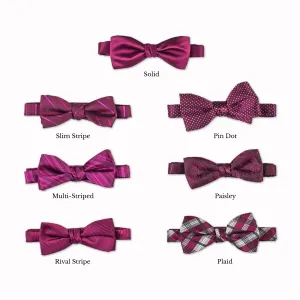 Classic Bow Tie - Plum