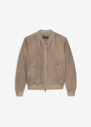 DIDIER | Suede Bomber Jacket