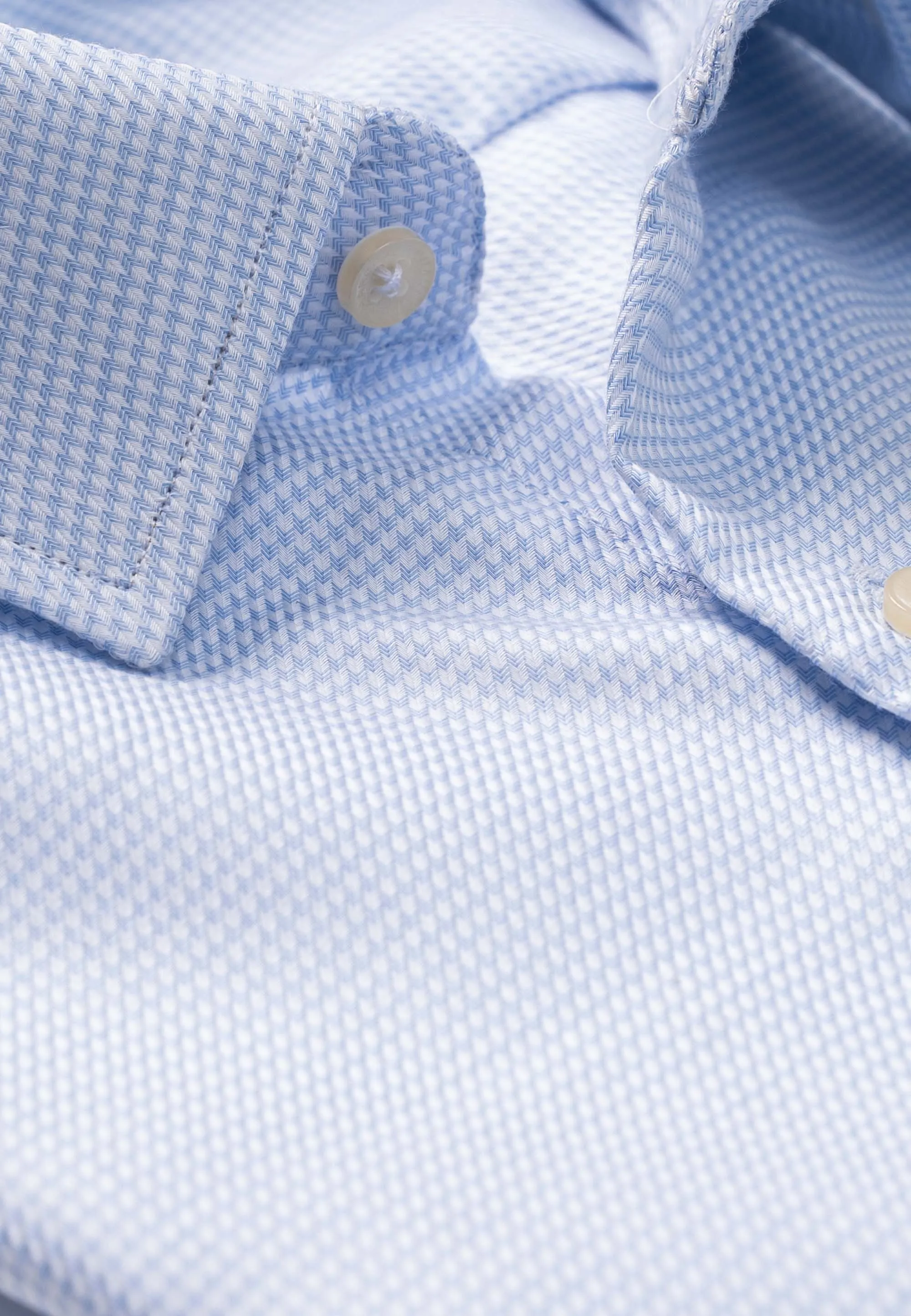 DRESS SHIRT LIGHT BLUE TEXTURE