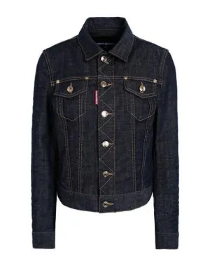 Dsquared2 Women Denim outerwear Blue 10 UK