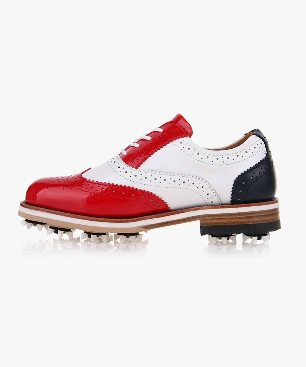 HENRY STUART Mysuit Classic Women's Spike Golf Shoes 106 - Red