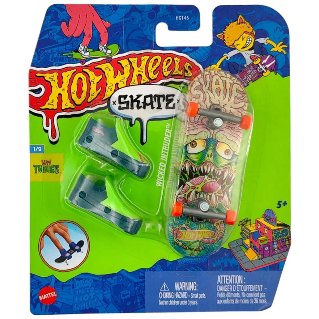 Hot Wheels Skate Fingerboard Tony Hawk Wicked Intruder