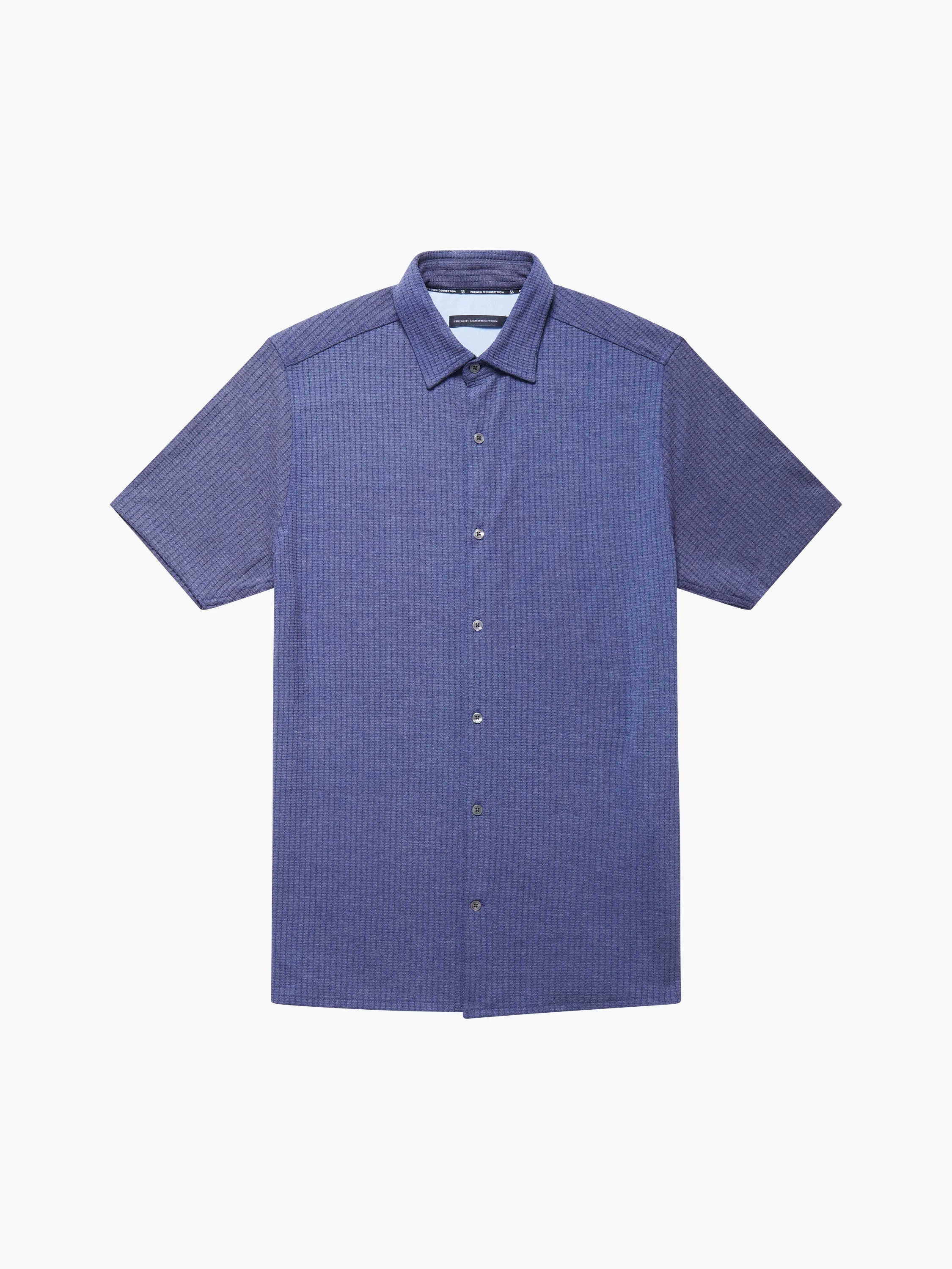 Ladder Texture Jersey Shirt