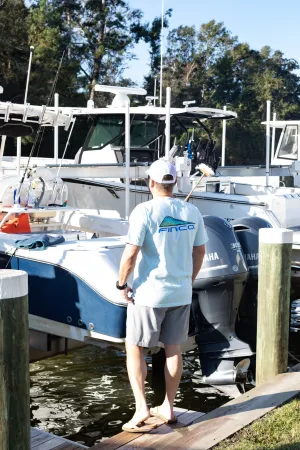 Mahi Short Sleeve Dockside Cotton in Chambray