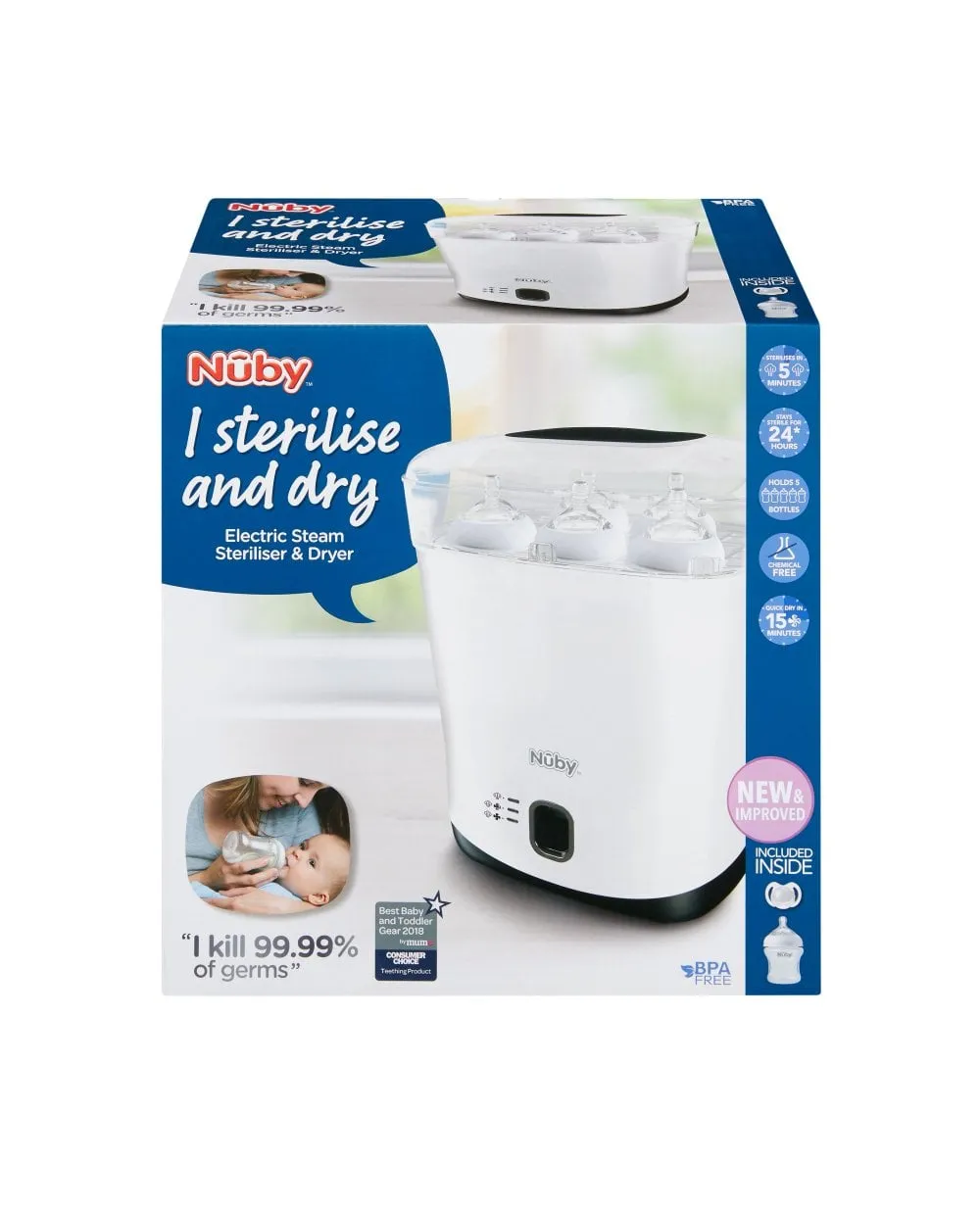 Nuby Electric Steriliser & Dryer