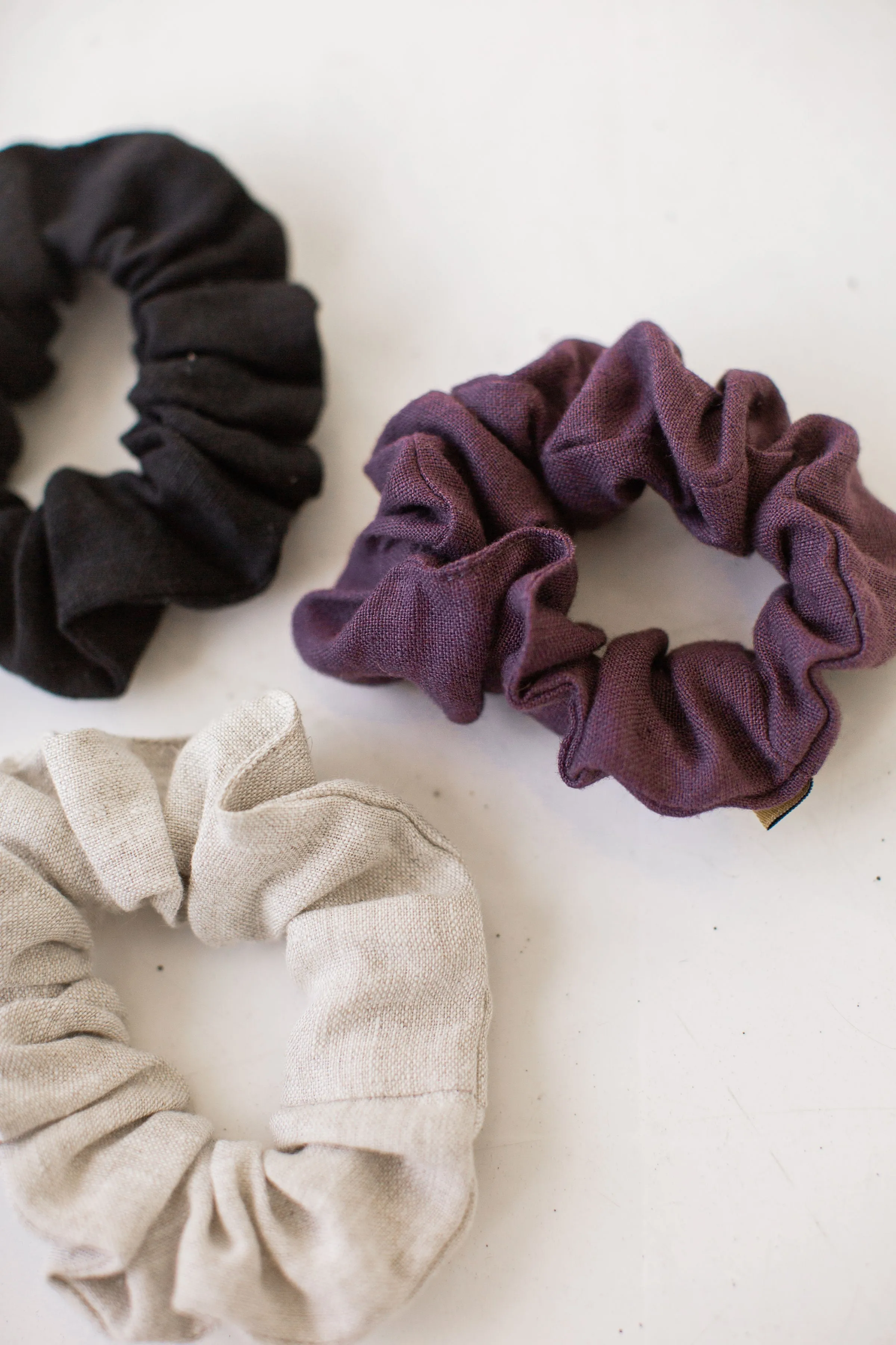 Organic Linen Scrunchie