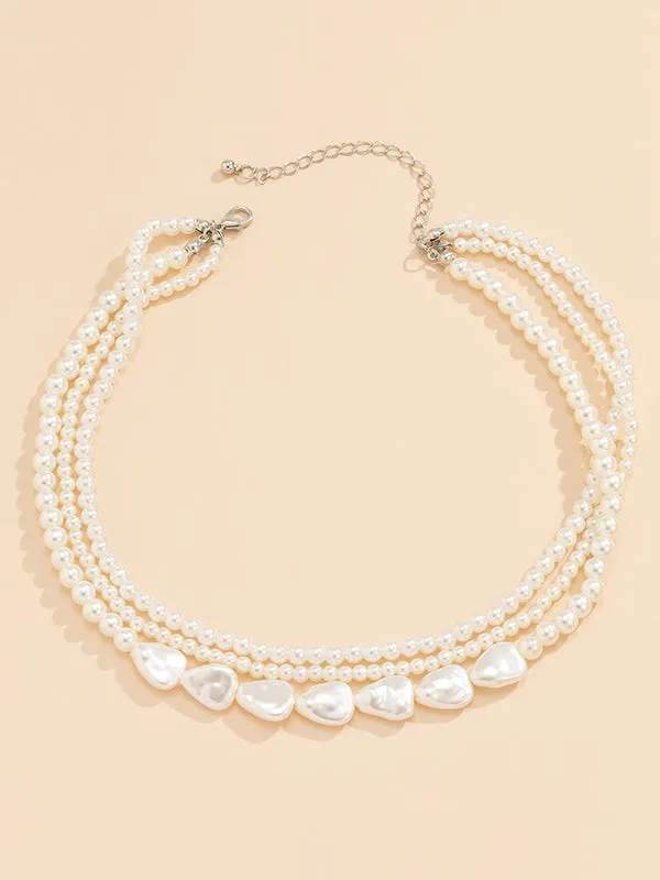 Original Vintage Multi-Layered Pearl Necklace