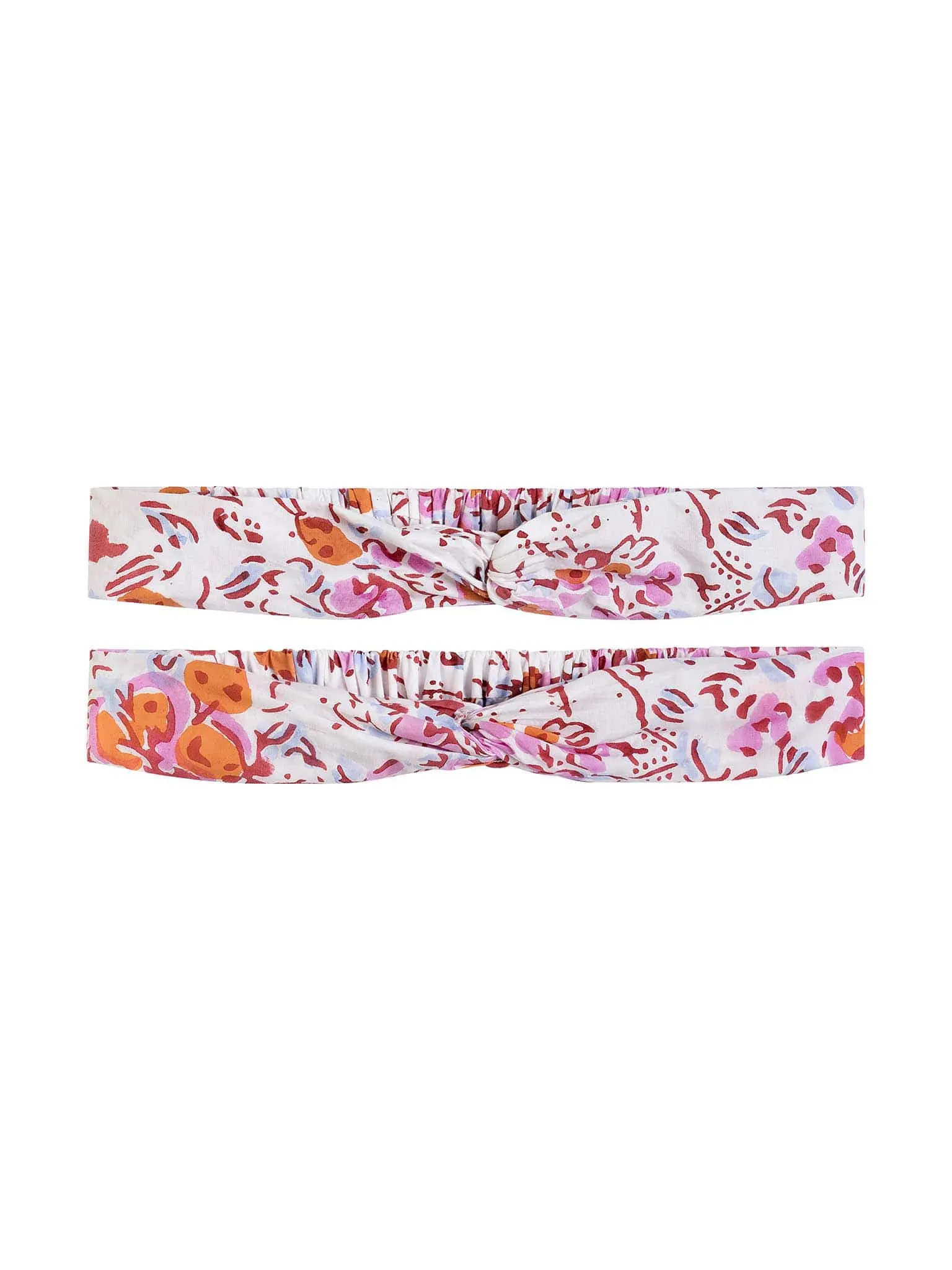 Pink Floral Headbands (set of 2)