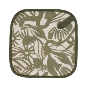 Pot Holder - Linen - Abstract Gum