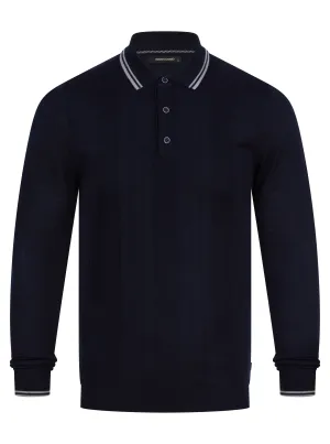 Remus Texture Polo Navy