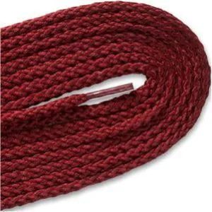 Round Braided Laces - Burgundy (2 Pair Pack) Shoelaces