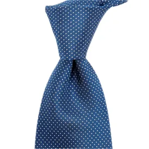 Sovereign Grade Blue Silk Micro Dot Tie