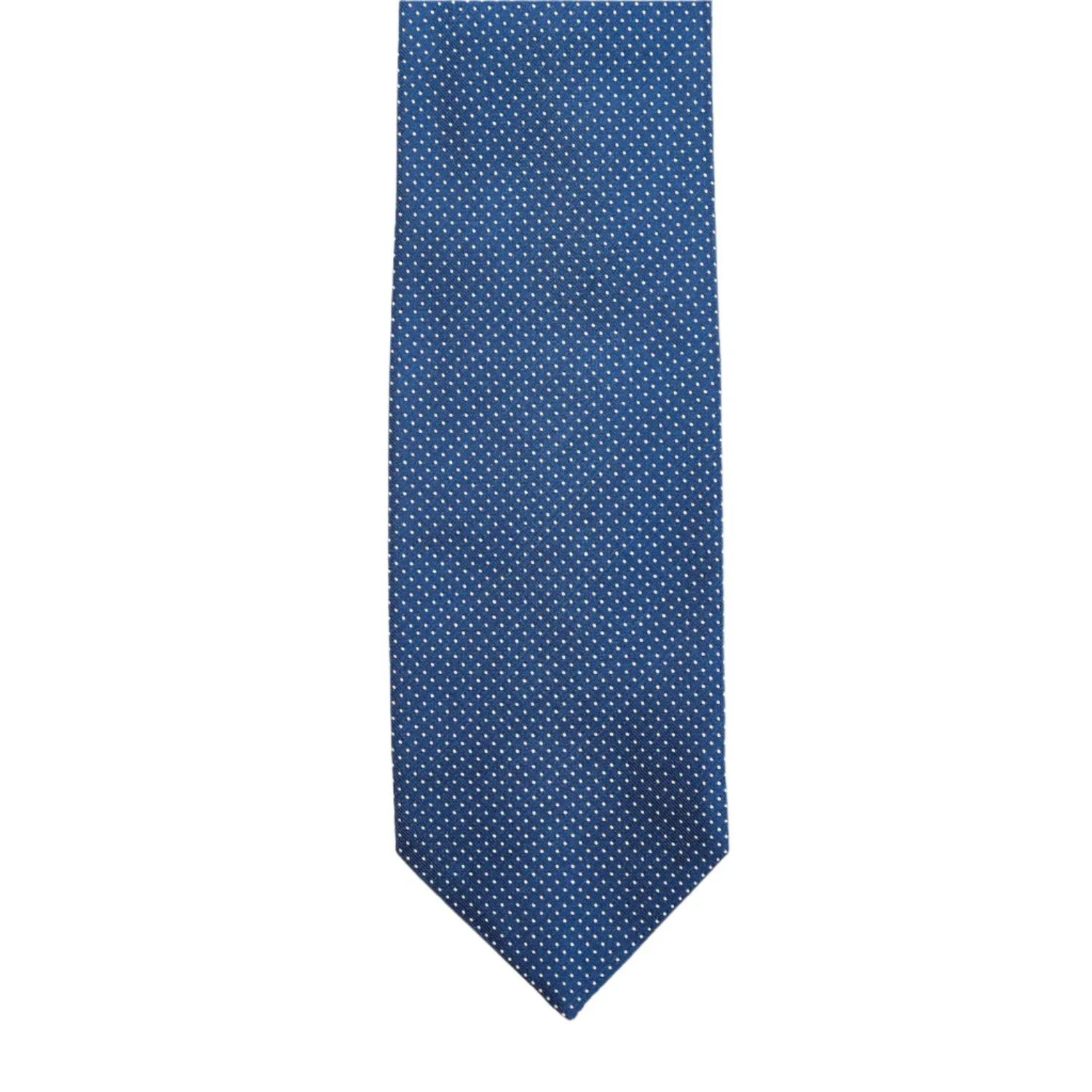 Sovereign Grade Blue Silk Micro Dot Tie