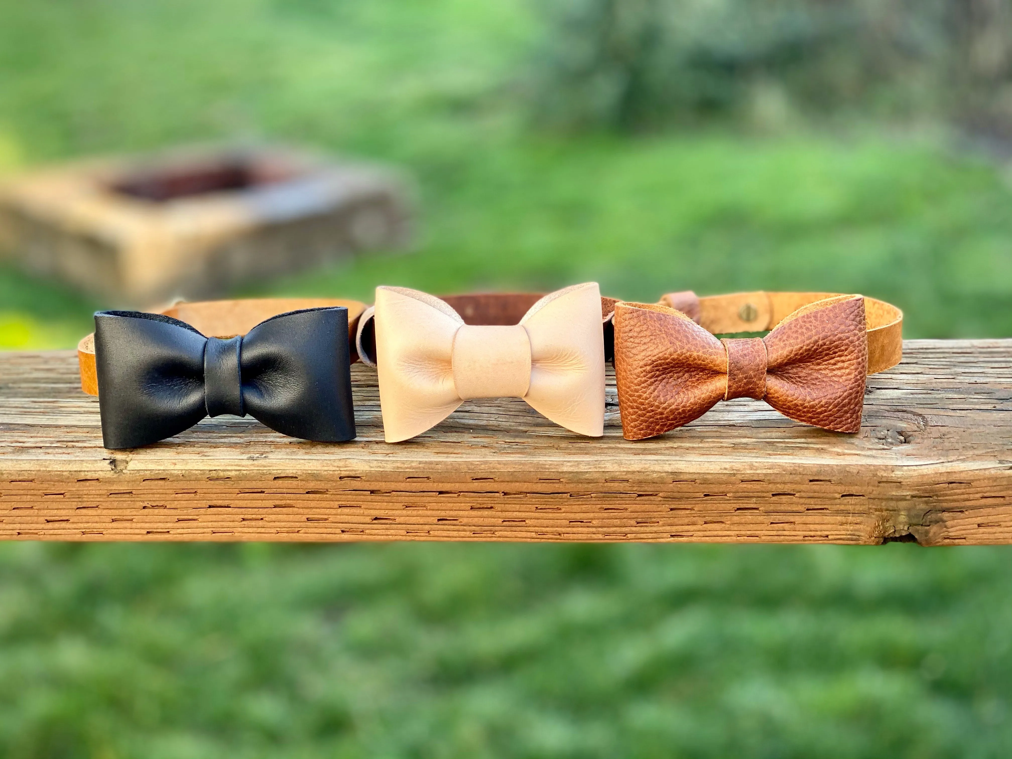 The Doctor | Leather Bow Tie