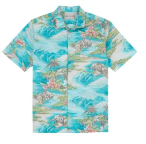 Tori Richard Panorama S/S Shirt / Pacific Blue