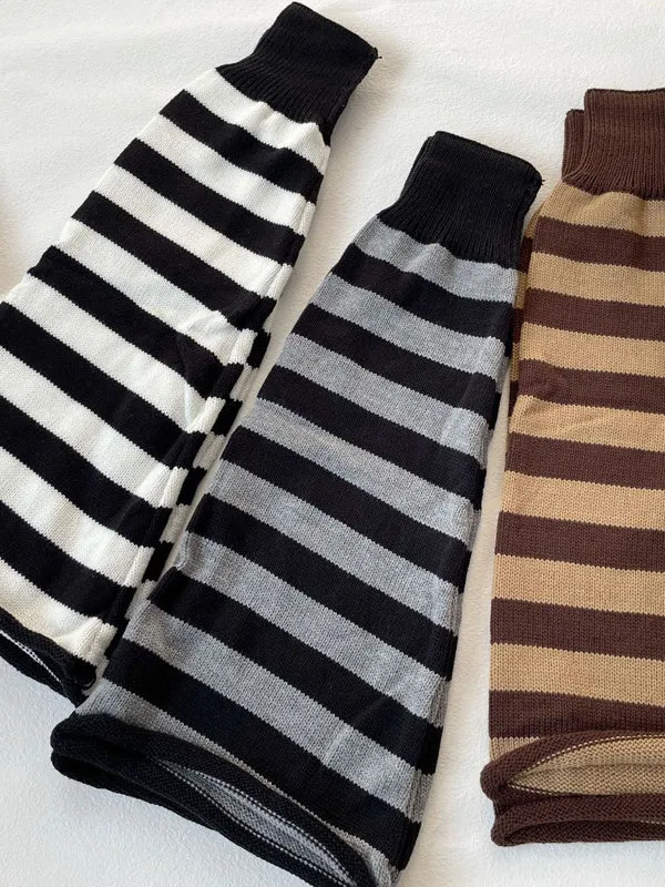 Urban Flared Striped Leg Warmers Accessories