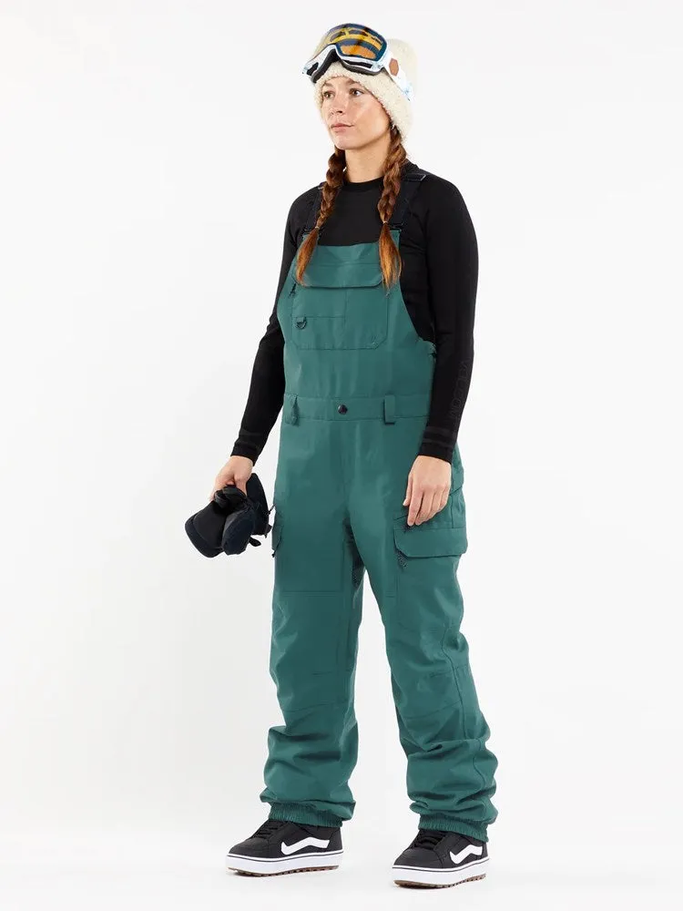 Volcom Creston 3Dstretch Bib Overalls - Balsam