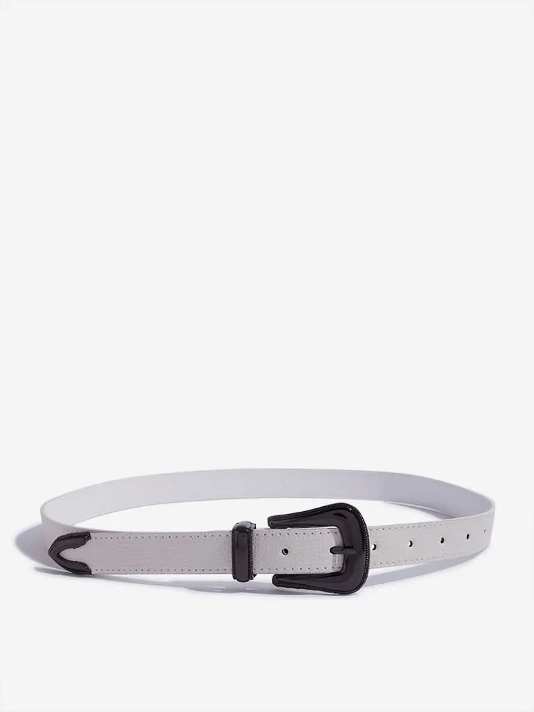 Westside Accessories White And Black Belt